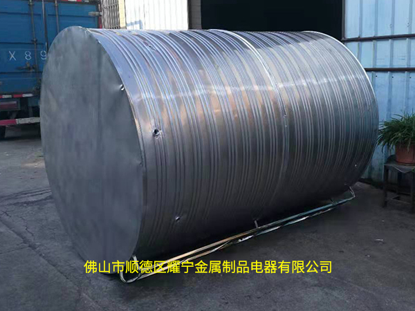 佛山順德不鏽鋼保溫水箱，冷庫工程內銅盤管走雪種-製冷劑