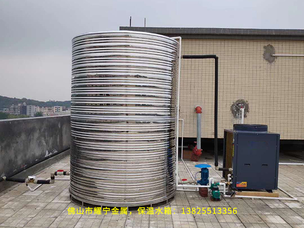 江西南昌不鏽鋼水箱,太陽能熱水工程,不鏽鋼保溫水箱