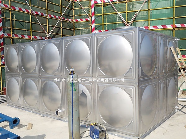 佛山三水區不鏽鋼水箱，方形拚裝生活水箱