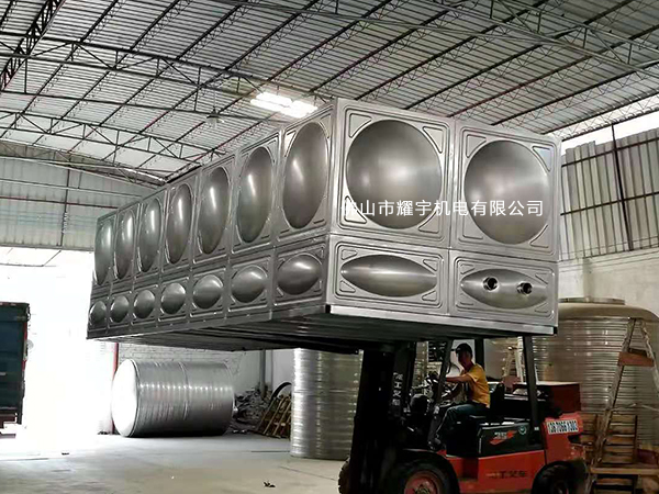 佛山順德樂從21噸不鏽鋼消防水箱消防水池