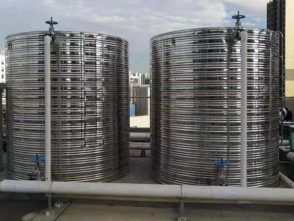 南海獅山不鏽鋼水箱空氣能保溫工程