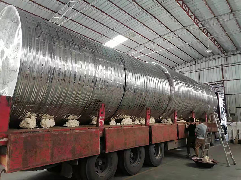 江西省九江市修水縣學校熱水工程保溫水箱20噸8個